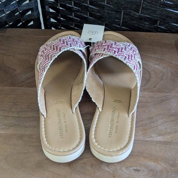 Venderosmarino Women's Sandals slides size 8 perfect Shoes In Box Summer - Picture 4 of 9